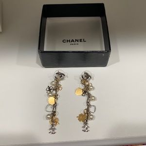 Chanel drop earrings